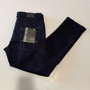 Black Stone Falcon Man Slim Fit Superior Stretch Pants